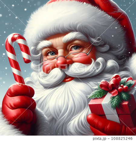 クリスマス サンタクロース プレゼント 高画質 108825246