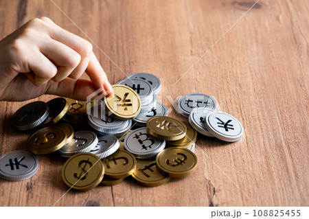 為替のクラフトイメージ 108825455