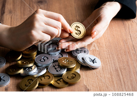 為替のクラフトイメージ 108825468