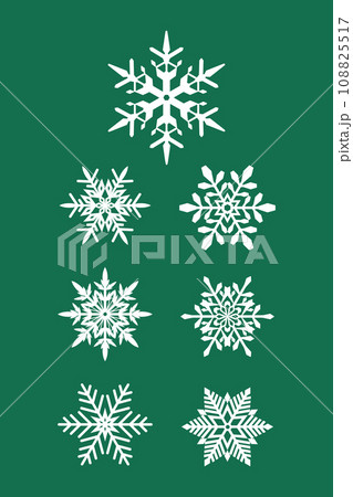 Set of snowflakes. snowflake collection.  108825517