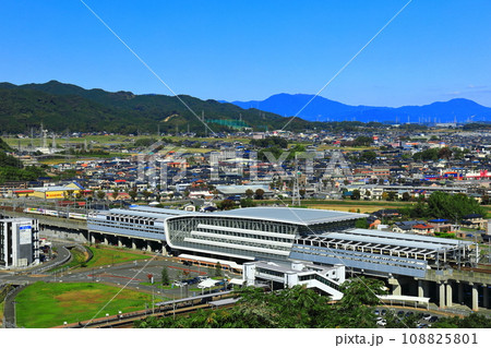 【佐賀県】朝日山公園から見た新鳥栖駅 108825801