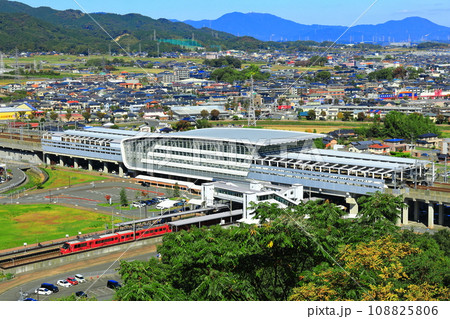 【佐賀県】朝日山公園から見た新鳥栖駅 【佐賀県】朝日山公園から見た新鳥栖駅 108825806