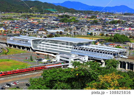 【佐賀県】朝日山公園から見た新鳥栖駅 【佐賀県】朝日山公園から見た新鳥栖駅 108825816