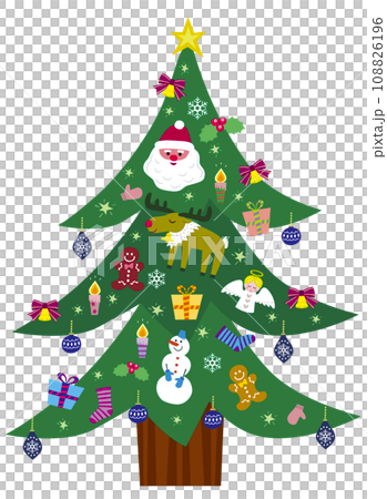 Cute christmas tree Cute christmas tree 108826196
