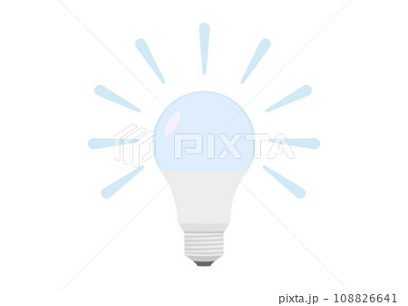 LED電球が光る LED電球が光る 108826641