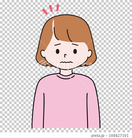 FAGA 分け目の髪質が細くなり頭皮が目立つことに悩む女性 FAGA 分け目の髪質が細くなり頭皮が目立つことに悩む女性 108827101