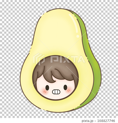 baby with avocado 108827746