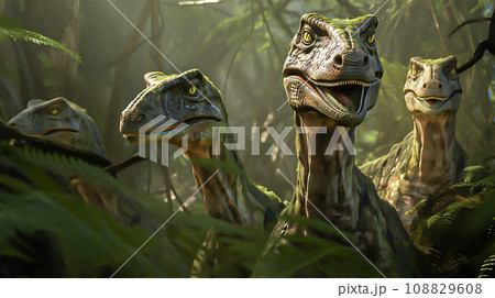 コエロフィシスのイメージ - image of Coelophysis No1-14 - コエロフィシスのイメージ - image of Coelophysis No1-14 - 108829608