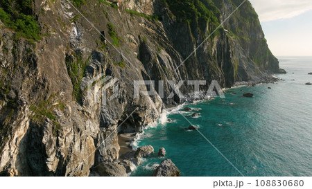 Aerial view of Qingshui Cliff in Taroko National Park , Taiwan. Aerial view of Qingshui Cliff in Taroko National Park , Taiwan. 108830680