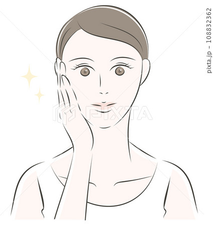 健康な肌状態の女性 108832362