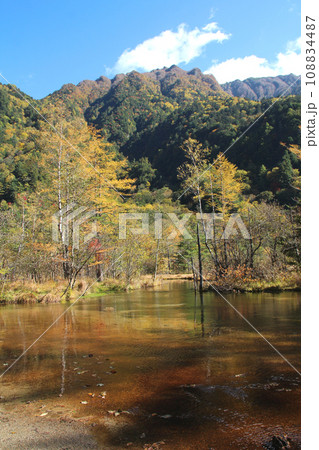 信州上高地の田代池 信州上高地の田代池 108834487