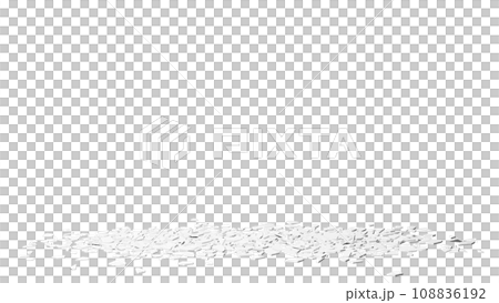 地面に散乱する破片のイラスト 108836192