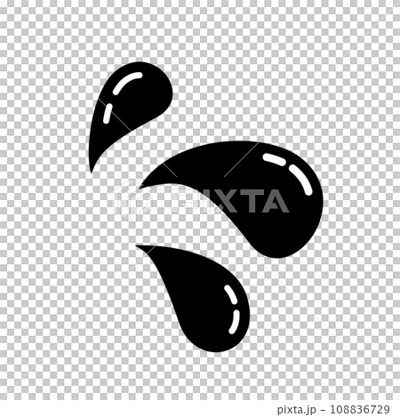 Simple sweat illustration icon 108836729