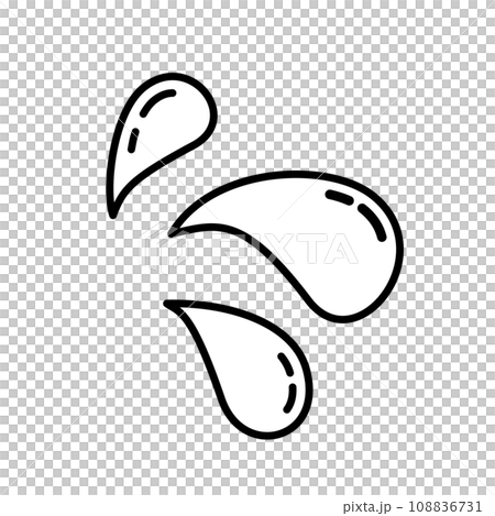 Simple sweat illustration icon 108836731