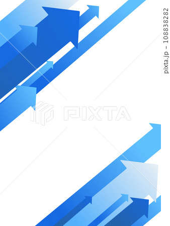 青い矢印の背景素材 108838282