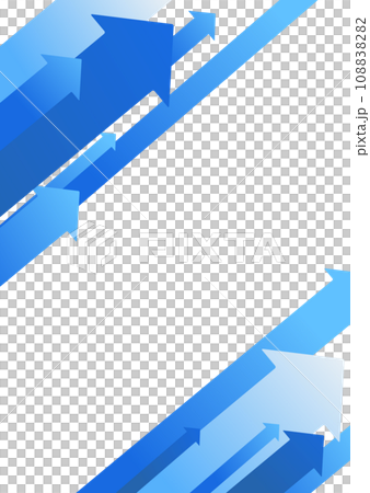 青い矢印の背景素材 108838282