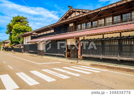 新潟県 関川村下関の町並み 新潟県 関川村下関の町並み 108838778