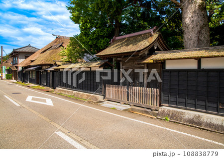 新潟県 関川村下関の町並み 新潟県 関川村下関の町並み 108838779
