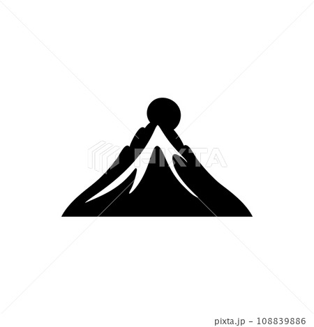 Volcano Icon - Simple Vector Illustration Volcano Icon - Simple Vector Illustration 108839886