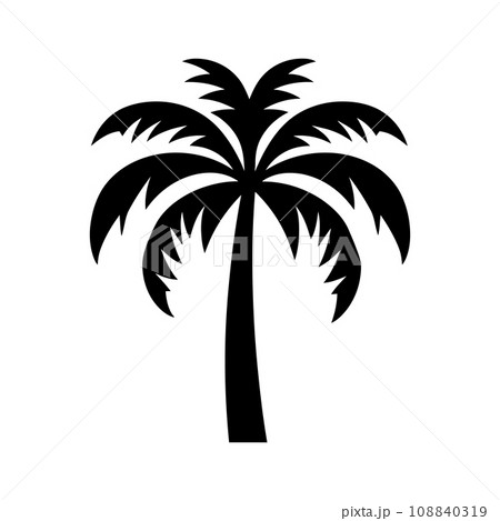 Majesty Palm Icon - Simple Vector Illustration Majesty Palm Icon - Simple Vector Illustration 108840319