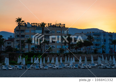 Turkish beach in Alanya city Turkish beach in Alanya city 108841332