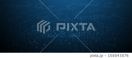 abstract futuristic circuit computer internet technology board business dark background 108843876