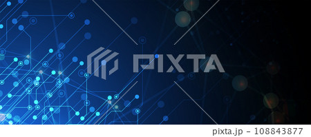 abstract futuristic circuit computer internet technology board business dark background 108843877