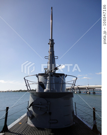 Gun on Deck of the Bowfin Submarine Gun on Deck of the Bowfin Submarine 108847186