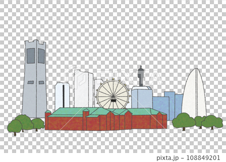 橫濱港未來的風景圖 108849201