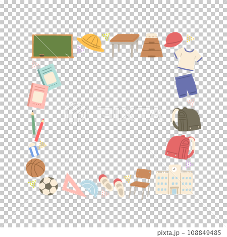 學校生活計畫圖框架 學校生活計畫圖框架 108849485