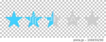 簡單淺藍色2.5星標 108850290