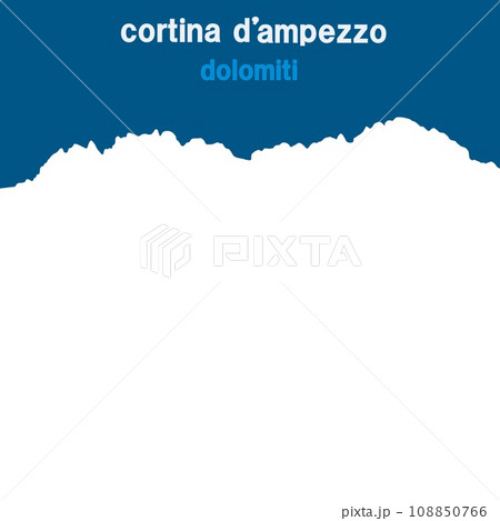 コルティナ・ダンペッツォ cortina d'ampezzo ドロミーティ dolomiti 冬 コルティナ・ダンペッツォ cortina d'ampezzo ドロミーティ dolomiti 冬 108850766