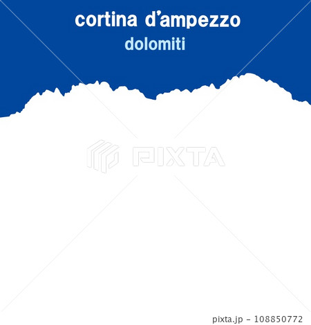 コルティナ・ダンペッツォ cortina d'ampezzo ドロミーティ dolomiti 冬 コルティナ・ダンペッツォ cortina d'ampezzo ドロミーティ dolomiti 冬 108850772
