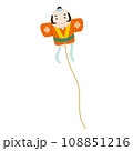 飛んでいる奴凧のイラスト 108851216