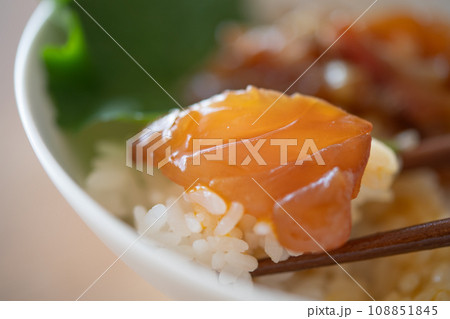 真鯛の漬け丼 108851845