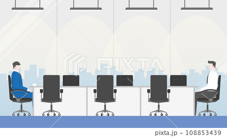 Job interview lifestyle new normal is social distancing. 108853439