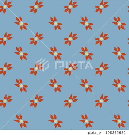 Blooming floral print, seamless pattern design 108853682