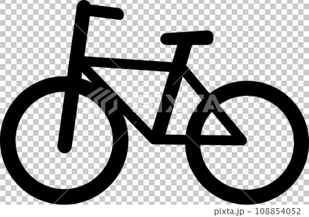 A simple pictogram of a bicycle A simple pictogram of a bicycle 108854052