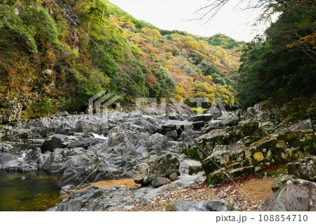 【山口市 長門峡駅口「長門峡」千瀑洞口】 【山口市 長門峡駅口「長門峡」千瀑洞口】 108854710