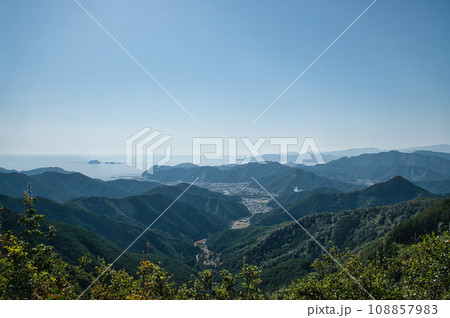 ツヅラト峠からの眺望　【三重県紀北町紀伊長島区】 108857983