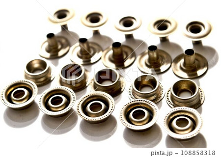 レザークラフトや手芸の金具のホック レザークラフトや手芸の金具のホック 108858318