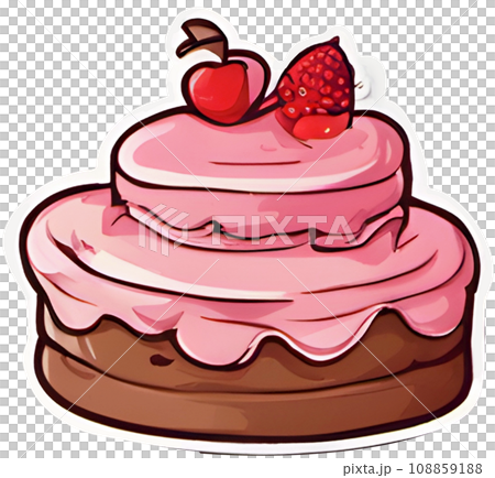 cupcake with cherry 108859188