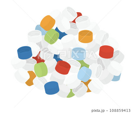 ペットボトルのふたのイラスト 108859413