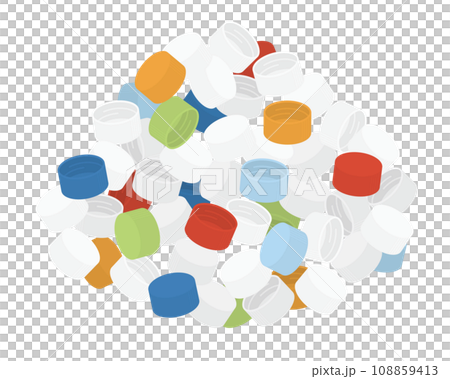 Illustration of a plastic bottle lid 108859413