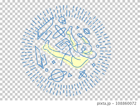 Illustration material: Home girl 108860072