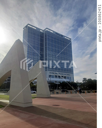 Hotel Hilton located in downtown of San Diego city. Hotel Hilton located in downtown of San Diego city. 108862451