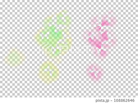 蝶のシルエットの水彩アブストラクト、ワンポイント 蝶のシルエットの水彩アブストラクト、ワンポイント 108862646