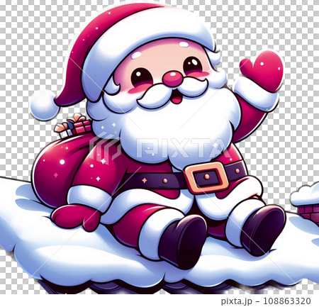 透明屋頂上的聖誕老人 透明屋頂上的聖誕老人 108863320