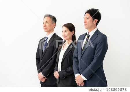 ビジネス 男女 横顔 ビジネス 男女 横顔 108863878