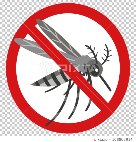 禁蚊標誌 108863914